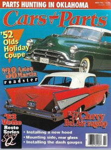 CARS & PARTS 1995 NOV - '52 OLDS HOLIDAY COUPE, '57 CHEVY BELAIR RAGTOP, SUZY Q
